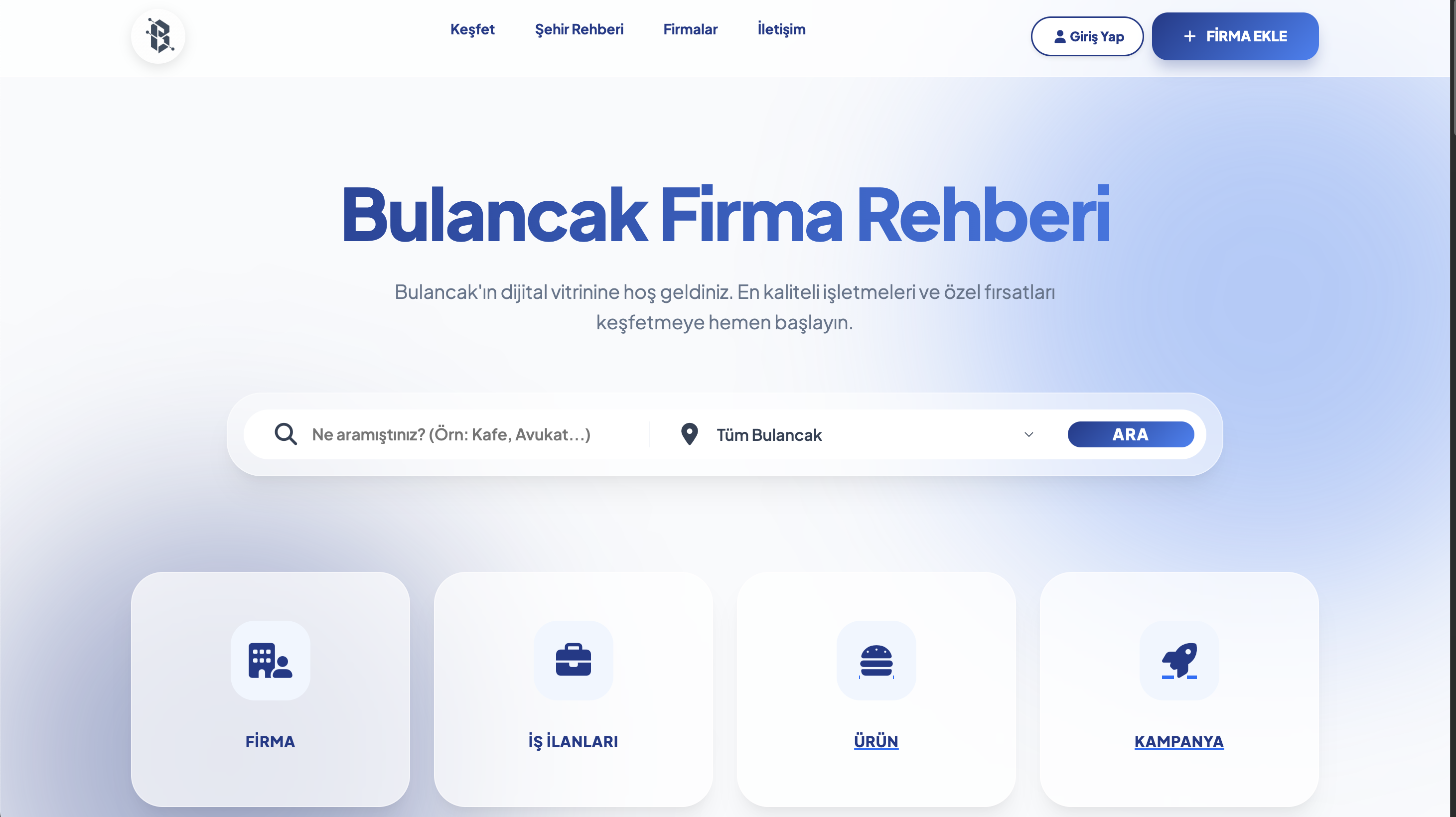 Bulancak Firma Rehberi Dijital Platform